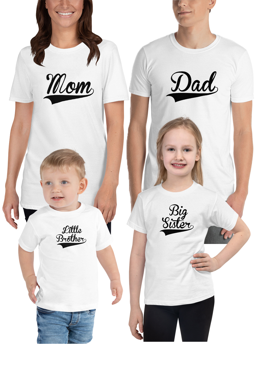here Contempt Perhaps Tricouri personalizate Set tricouri personalizate pentru familie cu 2 copii  | Bzzz.ro