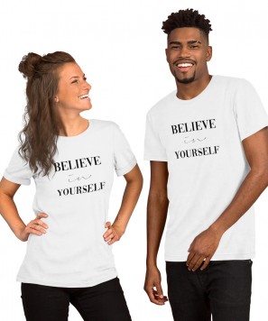Set tricouri personalizate cuplu "Believe in yourself"
