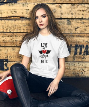 Set tricouri personalizate cuplu Love is all you need